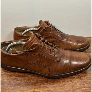 Michael Toschi SUV Men's Size 9.5 Brown Lace-up‎ Driving Leather Shoes 9725 Golf